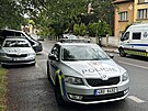 Ptrn po poheovanm policistovi v Praze u parku Ladronka. (4. srpna 2024)