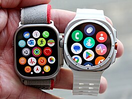 Apple Watch Ultra a Samsung Galaxy Watch Ultra