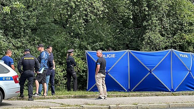 Na Vypichu nali mrtvho policistu, kter se v nedli bhem sluby pestal ozvat kolegm. (5. srpna 2024)