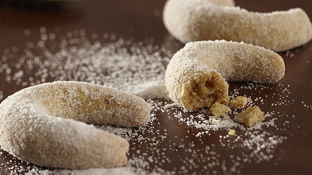 Vanilkové rohlíky peené bez cukru