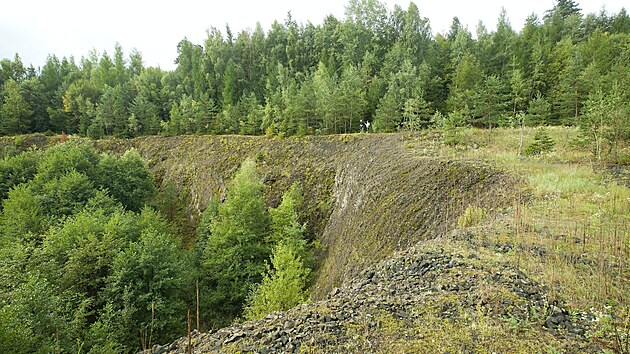 Kozkovsk lom na edi v obci Chuchelna (31. 8. 2021)