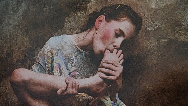 Jedno z děl světoznámého českého umělce Jana Saudka, která jsou k vidění na zámku v Plumlově na Prostějovsku v rámci výstavy jeho fotografií nazvané Naposledy.