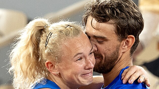 Tom Mach a Kateina Siniakov jsou olympijskmi ampiony.