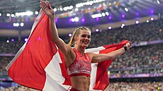 Kanadská ty�ka�ka Alysha Newmanová získala na olympiád� v Pa�í�i bronzovou...