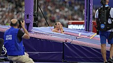Kanadská ty�ka�ka Alysha Newmanová získala na olympiád� v Pa�í�i bronzovou...