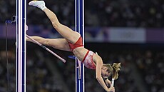 Kanadská ty�ka�ka Alysha Newmanová získala na olympiád� v Pa�í�i bronzovou...