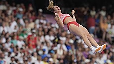 Kanadská ty�ka�ka Alysha Newmanová získala na olympiád� v Pa�í�i bronzovou...