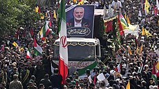 V Teheránu za�al poh�eb bývalého �éfa politického k�ídla Hamásu Ismáíla Haníji.