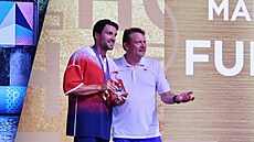 Martin Fuksa a s ním Martin Doktor, dvojnásobný vít�z z Atlanty 1996.