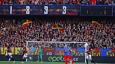 Spar�an�tí fanou�ci p�i utkání s FCSB.