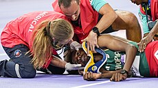 Hr�zostra�ným pádem skon�il v�erej�í závod steepla�� pro Lamechu Girmu. (7....