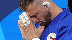 Luká� Krpálek kon�í ve druhém kole. (2. srpna 2024)