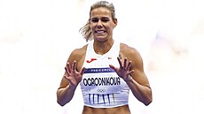 Nikola Ogrodníková v akci. (7. srpna 2024)