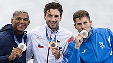 Kanoista Martin Fuksa suvernnm zpsobem vybojoval zlato. Ve finle na 1000...