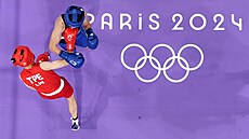 Lin Jü-tching porazila v boxerském finále do 57 kg Svtlanu Kamenovovou...