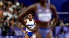 Lurdes Gloria Manuel p�ed startem semifinále.