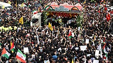 V Teheránu za�al poh�eb �éfa politického k�ídla teroristického hnutí Hamás...