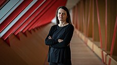 editelka Slovenské národní galerie (SNG) Alexandra Kusá. (5. prosince 2022)