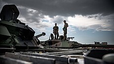 Francouz�tí vojáci v Rumunska v rámci posílení východního k�ídla NATO po ruské...