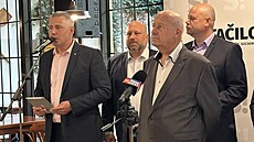 éf ústecké krajské SOCDEM Radek Scherfer a lídr koalice STAILO! v Ústeckém...