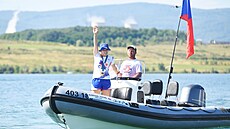 Vítaní Kateiny Siniakové v Most.