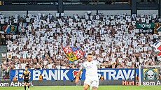 Fanou�ci Baníku Ostrava v Kodani.