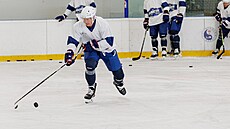 Robert �í�ka na tréninku Komety Brno.