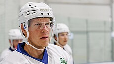 Robert íka na tréninku Komety Brno.