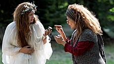 Z natáení vánoní novinky arodjnická pohádka