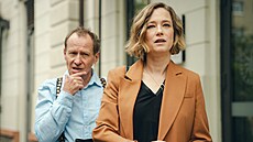 Ond�ej Malý a Kristýna Boková v seriálu Hrdina (2024)