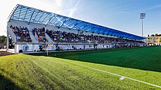 Prostjovský fotbalový stadion se pedstavuje.