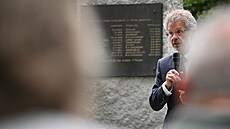 P�edseda Senátu Milo� Vystr�il p�ipomn�l ob�ti komunistického re�imu. (4. srpna...