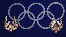 Jules Bouyer a Alexis Jandard na olympiád� v Saint-Denis (2. srpna 2024)