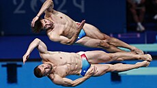 Jules Bouyer a Alexis Jandard na olympiád� v Saint-Denis (2. srpna 2024)