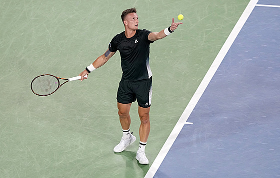 Ji�í Lehe�ka na turnaji v Cincinnati.