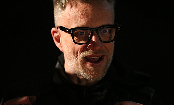 Viktor Tau� p�i natá�ení filmu Amerikánka