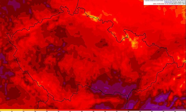 Česko se rozpaluje do extrémního tepla, na jihozápadě se objeví i bouřky