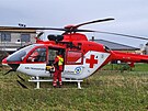 Vrtulnk moravskoslezskch zchran. (12. srpna 2024)