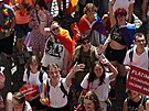 Z Mstku vyrazil duhov prvod Prague Pride na Letnou. (10. srpna 2024)