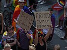 Z Mstku vyrazil duhov prvod Prague Pride na Letnou. (10. srpna 2024)