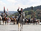 Prahou pochodovalo sedmdest kon. Jejich jzda byla pozvnkou na sobotn...