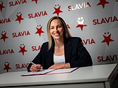 Barbora Votíková podepsala ve Slavii  smlouvu na t�i roky.