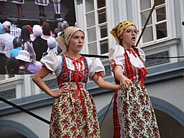 Sobota pat�ila v metropoli Chodska hlavn� folklorním vystoupením. Lidové písn�...