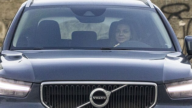 Petra Vajdov� ve sv�m voze Volvo (2022)