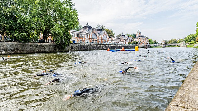 Slavn triatlonov zvod Ironman 70.3 v Hradci Krlov (18.8.2024).