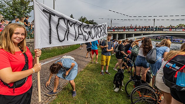 Slavn triatlonov zvod Ironman 70.3 v Hradci Krlov (18.8.2024).