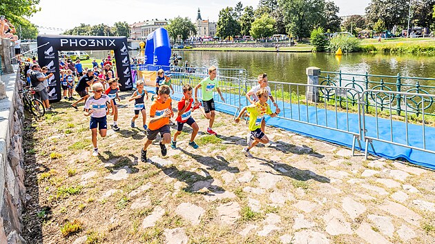 Slavn Ironman pokraoval v Hradci Krlov dtskmi zvody Ironkids.