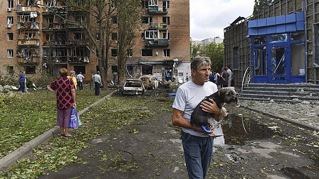 Rusk ady ohlsily evakuaci dalho pohraninho okresu v Kursk oblasti. (15. srpna 2024)