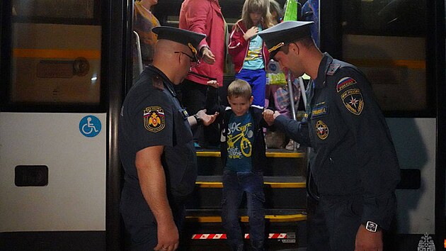 Rusk ady ohlsily evakuaci dalho okresu v Kursk oblasti. (12. srpna 2024)