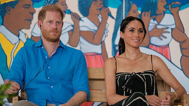 Princ Harry a v�vodkyn� Meghan na n�v�t�v� Kolumbie (17. srpna 2024)